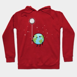 Earth and Moon Hoodie